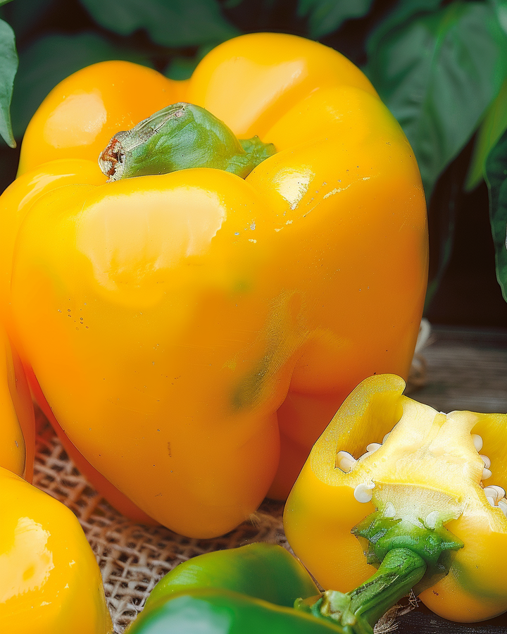 Paprika Lirica F1 Capsicum Annuum Yellow Seeds Early Variety