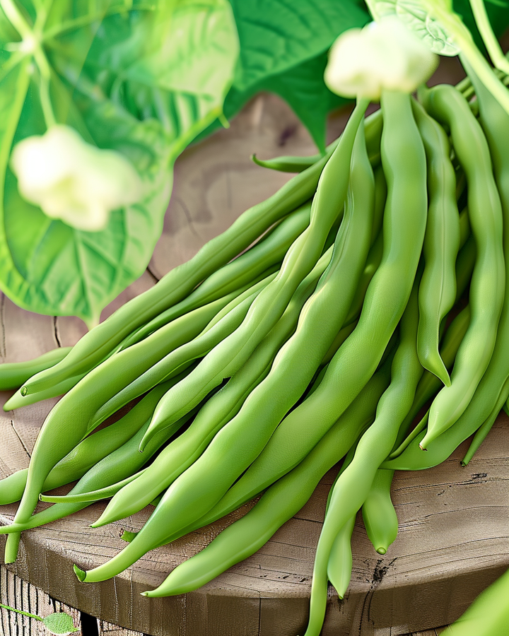 Pole Bean Seeds Abundance Phaseolus Vulgaris Long Fine Pods 25g