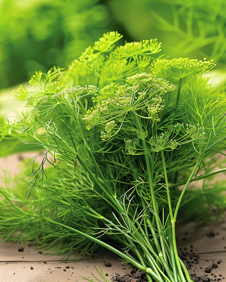 Dill Seeds Anethum Graveolens Aromatic Culinary Herb Variety