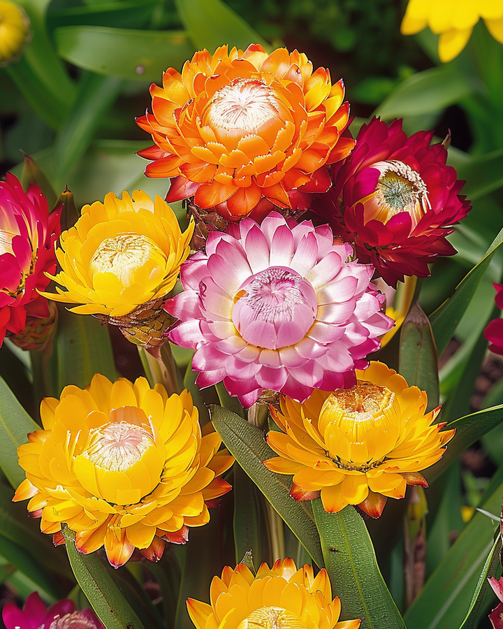 Tall Strawflower Seeds Helichrysum Bracteatum Monstrosum
