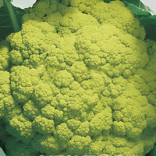 Green Cauliflower Seeds Brassica Oleracea L Large Compact Brassica