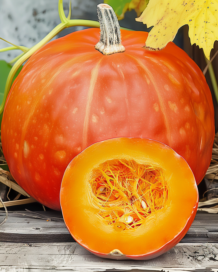 Red Of Etampes Pumpkin Seeds Cucurbita Maxima Variety