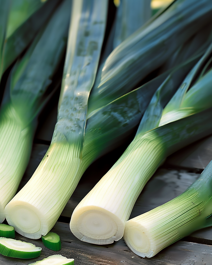 Leek Blue Green Winter Farinto Seeds Allium Porrum Winter Hardy