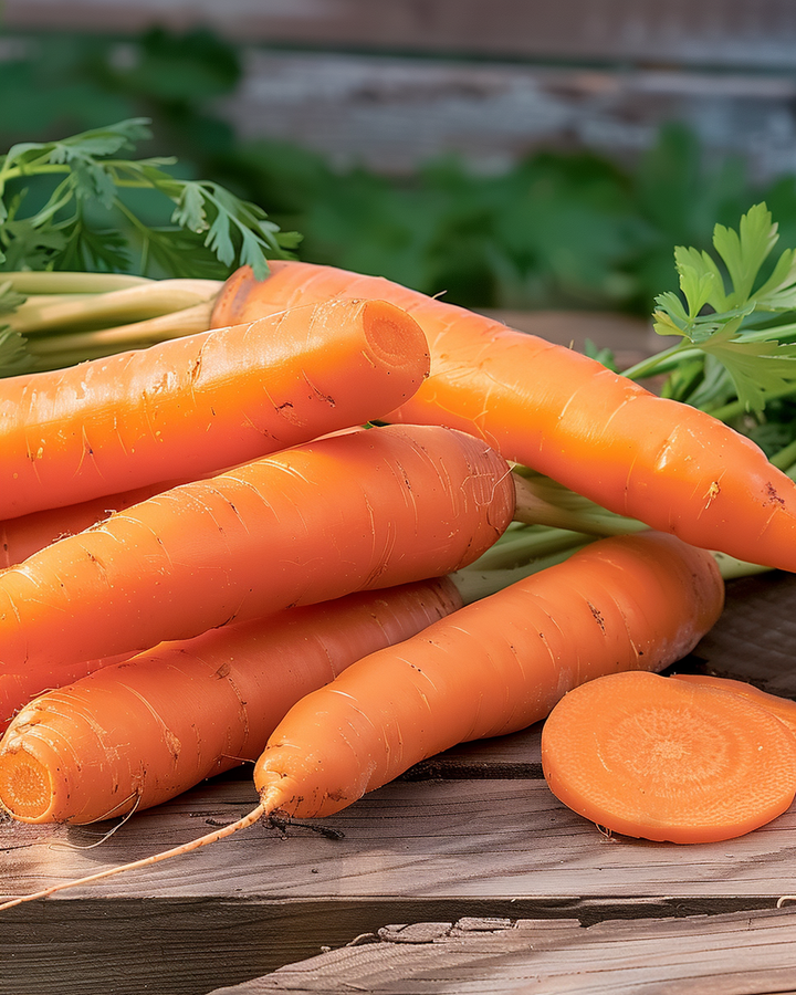 Winter Carrot Berlikumer Seeds Daucus Carota Tasty Orange Roots