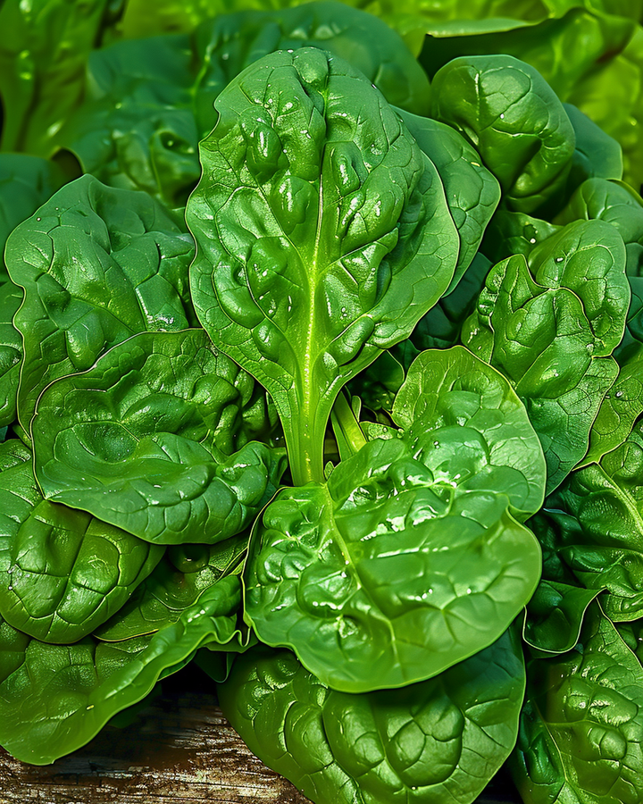 Spinach Seeds Merlo Nero Spinacia Oleracea L. Sweet Flavorful Leaves