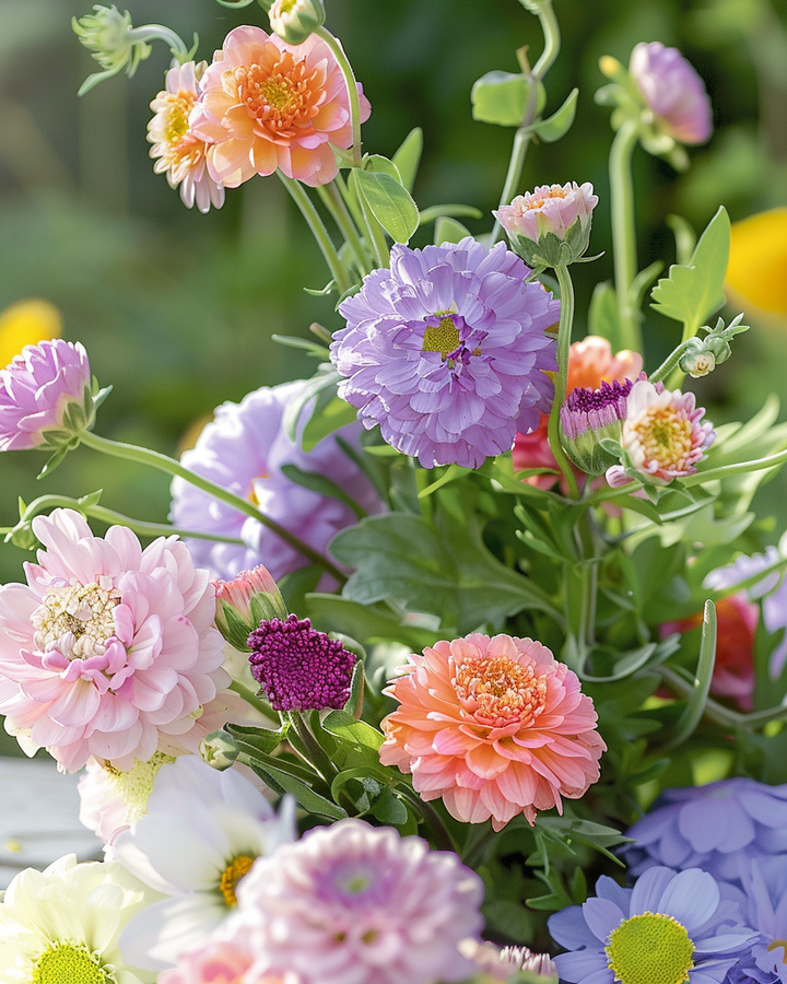 Pastel Summer Flower Seeds Colorful Annual Mix For Bouquets