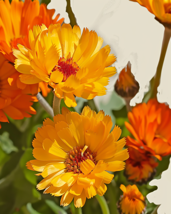 Organic Marigold Seeds Calendula Officinalis Pacific Beauty Seeds
