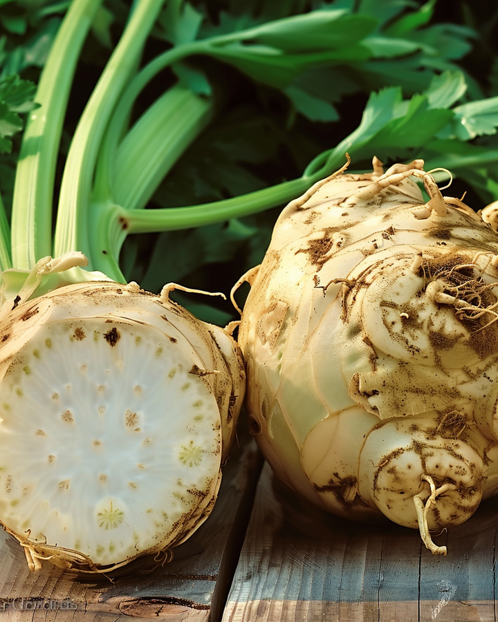 Celeriac Seeds Apium Graveolens Dolvi Variety Prague Giant
