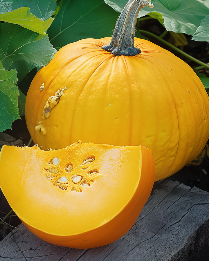Yellow Giant Pumpkin Seeds Cucurbita Maxima Large Vegetables