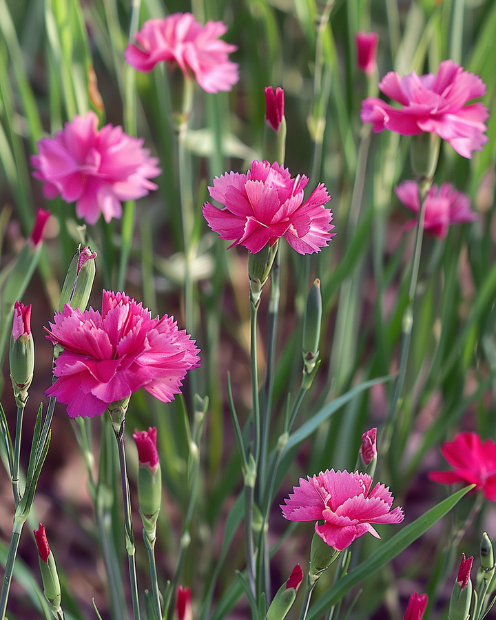 Clove Carnation Dianthus Deltoides Seeds Carmine Rose Perennial