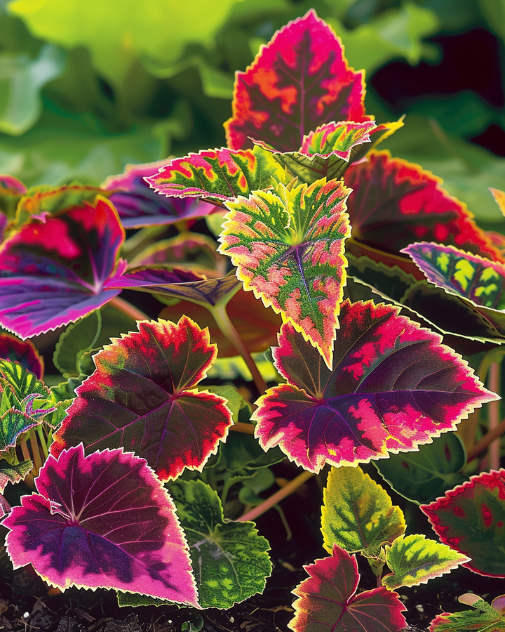 Coleus Rainbow Mix Seeds Coleus Blumei Decorative Annual Flowers