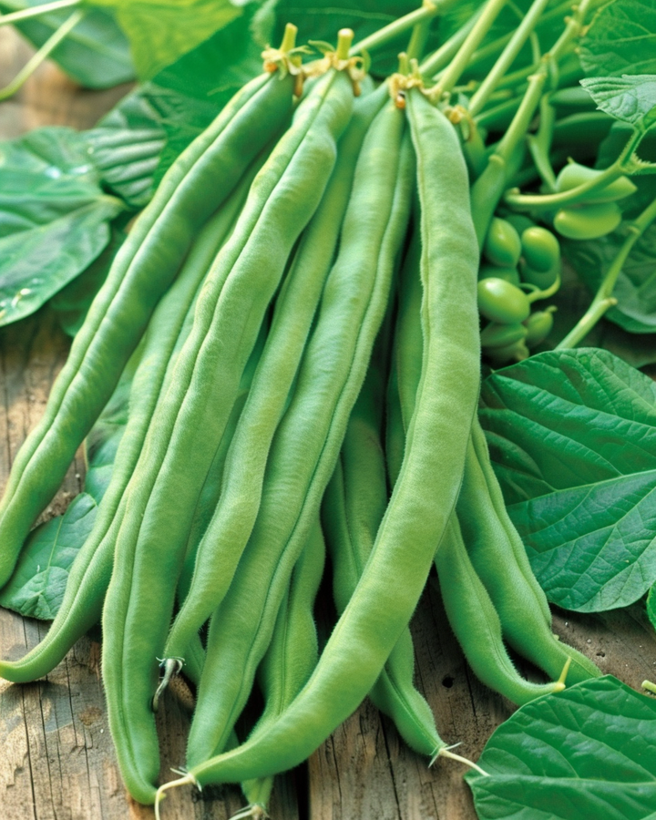 Stringless Bronze Snap Bean Seeds Phaseolus Coccineus Emergo 100g