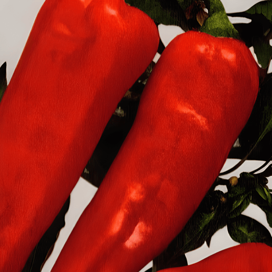 Red Horn Pepper Seeds Capsicum Annuum Long Sweet Red Fruits