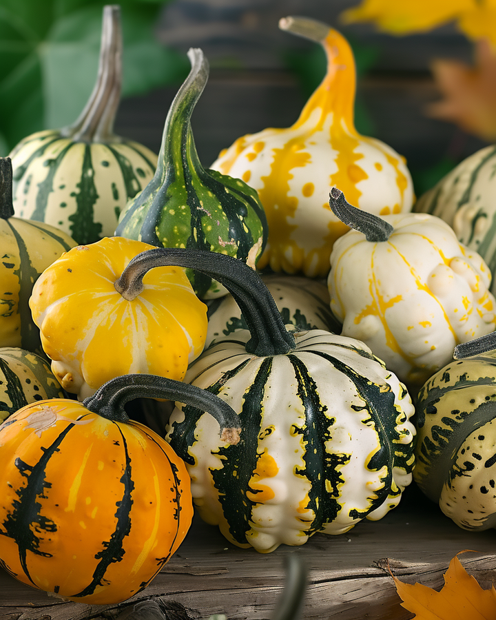 Ornamental Gourds Seeds Cucurbita Pepo Large And Small Mix