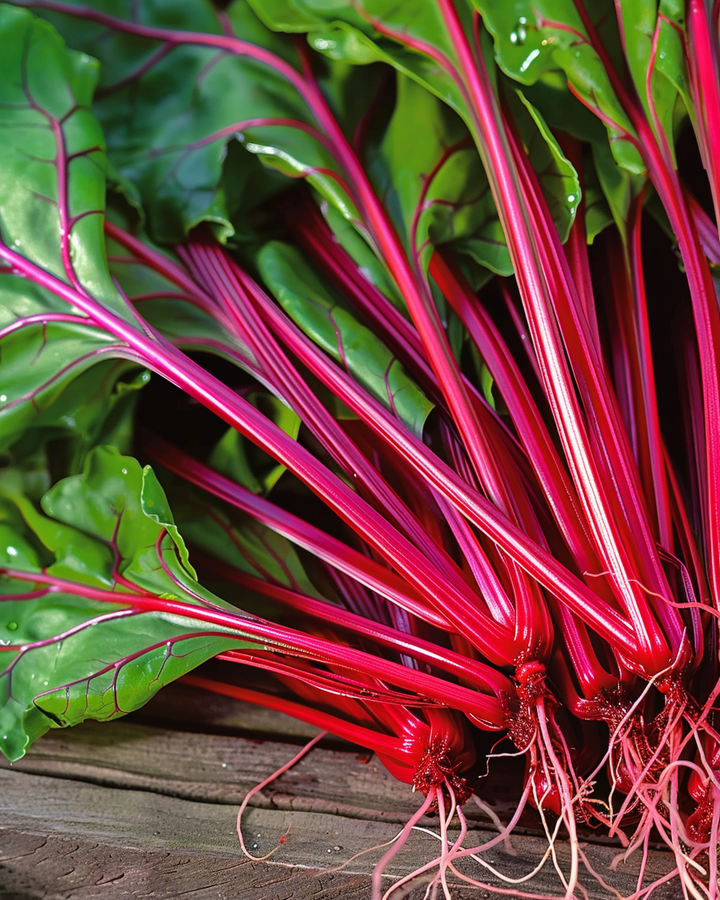 Swiss Chard Microgreens Seeds Beta Vulgaris Red Chard Variety