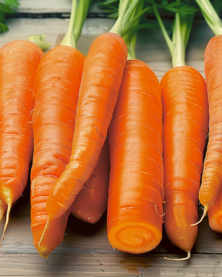Nantes Carrot Seeds Daucus Carota Medium Length Sweet Summer Variety