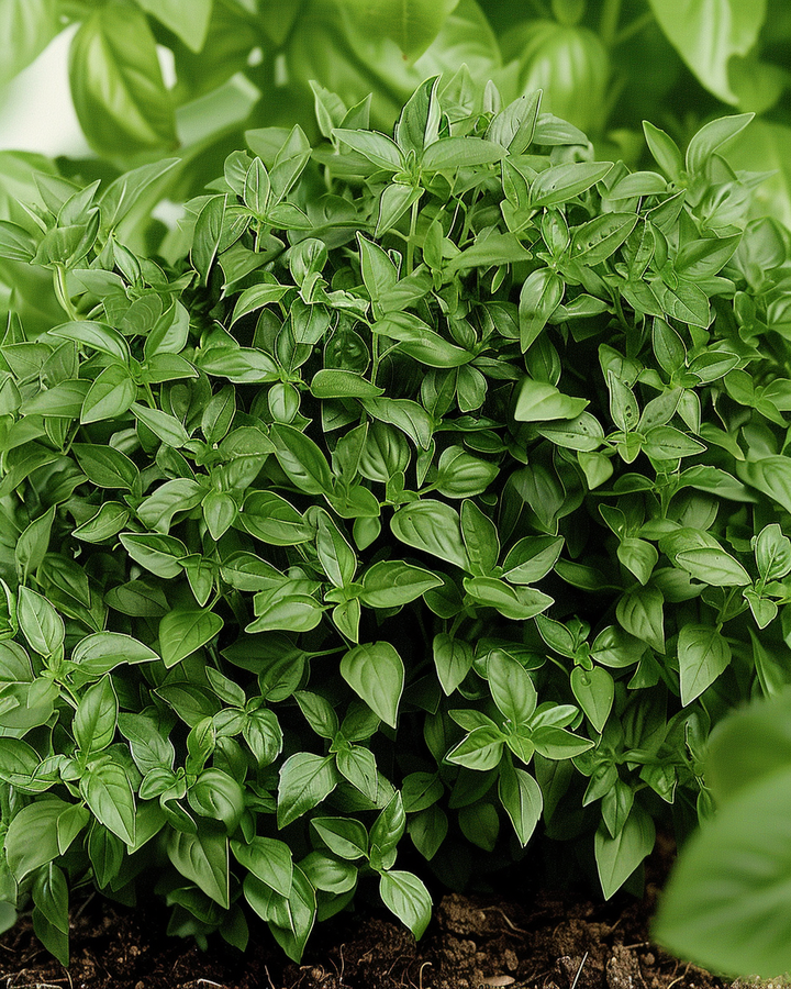 Basil Seeds Ocimum Basilicum L Greek Small Leaves Intense Flavor