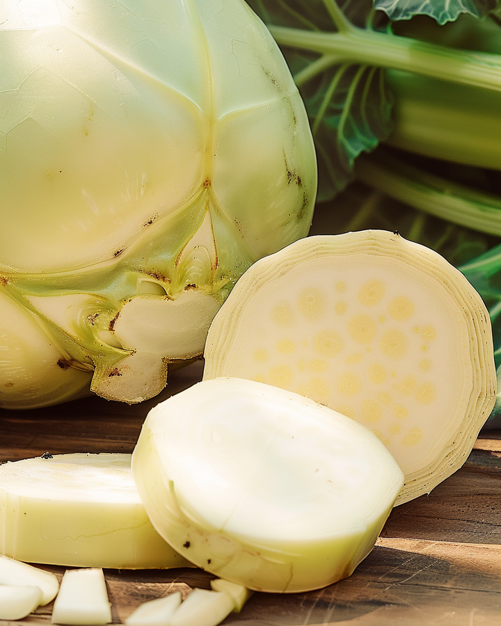 Kohlrabi Wilhelmsburger Seeds Brassica Napus Var Napobrassica Vegetable