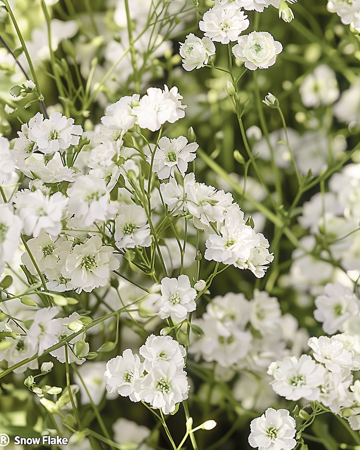 Gypsophila Seeds Gypsophila Paniculata Snow Flake Double White Flowers