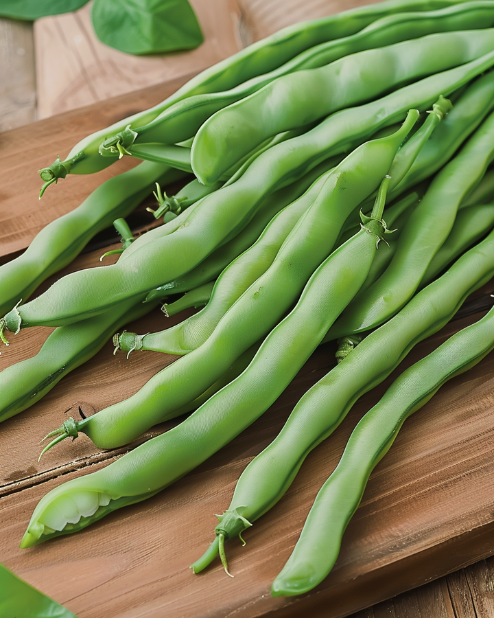Pole Snap Beans Neckarkönigin Seeds Phaseolus Vulgaris Variety