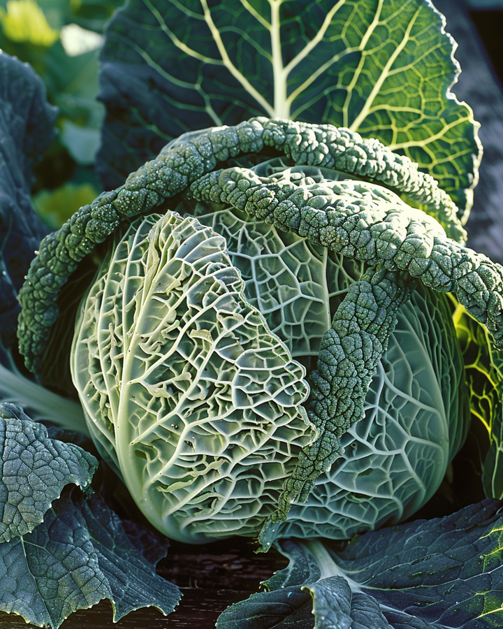 Winter-hardy Savoy Cabbage Seeds Brassica Oleracea Winter King 2