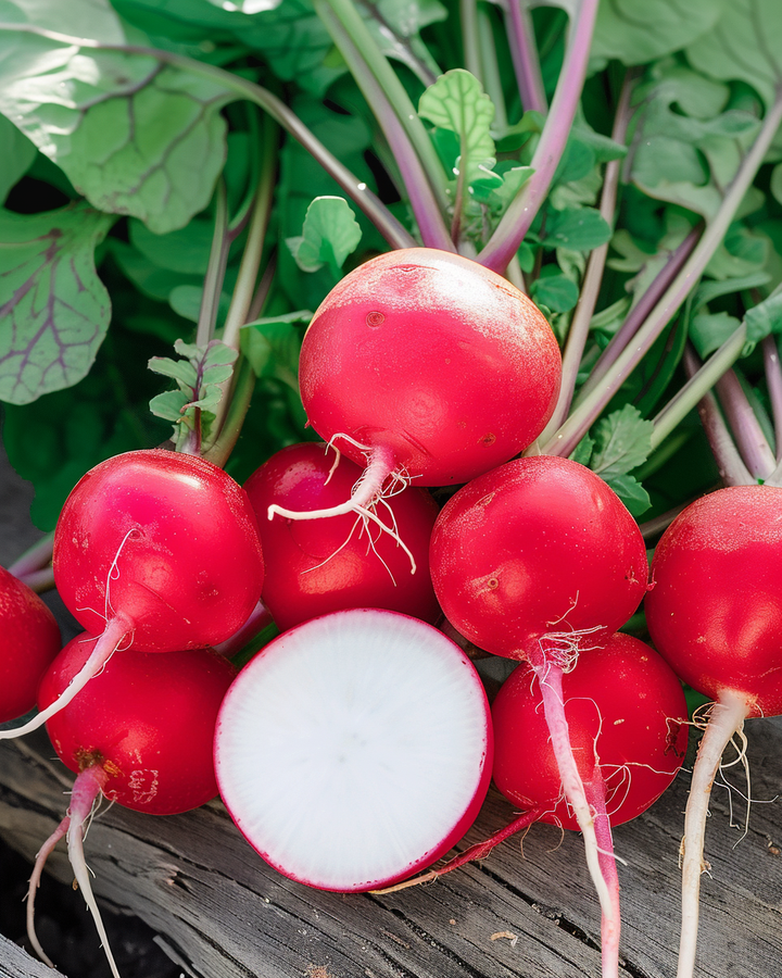 Radish Seeds Bel Image Raphanus Sativus Round Orange Red Variety