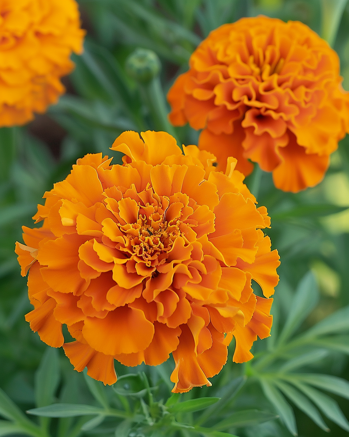 Tall African Marigold Seeds Tagetes Erecta Hawaii Orange