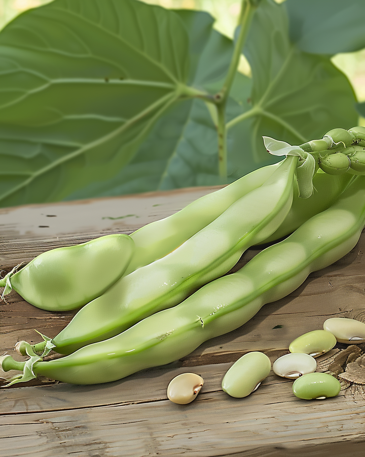 Broad Bean Seeds Vicia Faba White Sprout Variety 250g