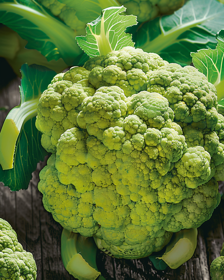 Green Cauliflower Seeds Brassica Oleracea L Large Compact Brassica