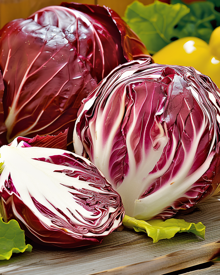Rossa Di Chioggia Radicchio Seeds Cichorium Intybus Vegetable Variety