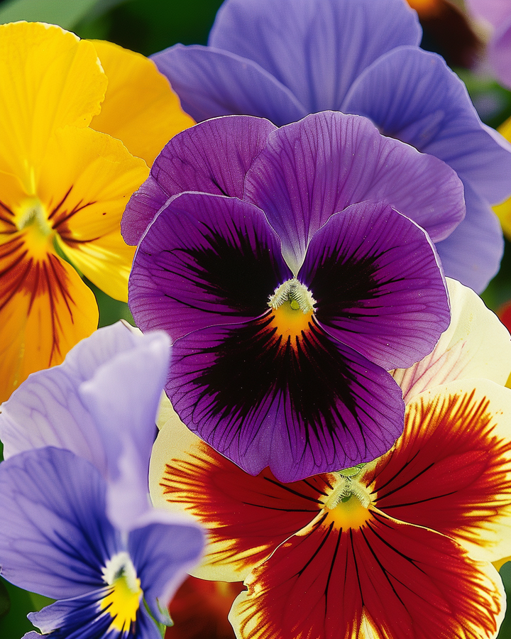 Viola Seeds Aalsmeer Giants Viola Wittrockiana Flowers