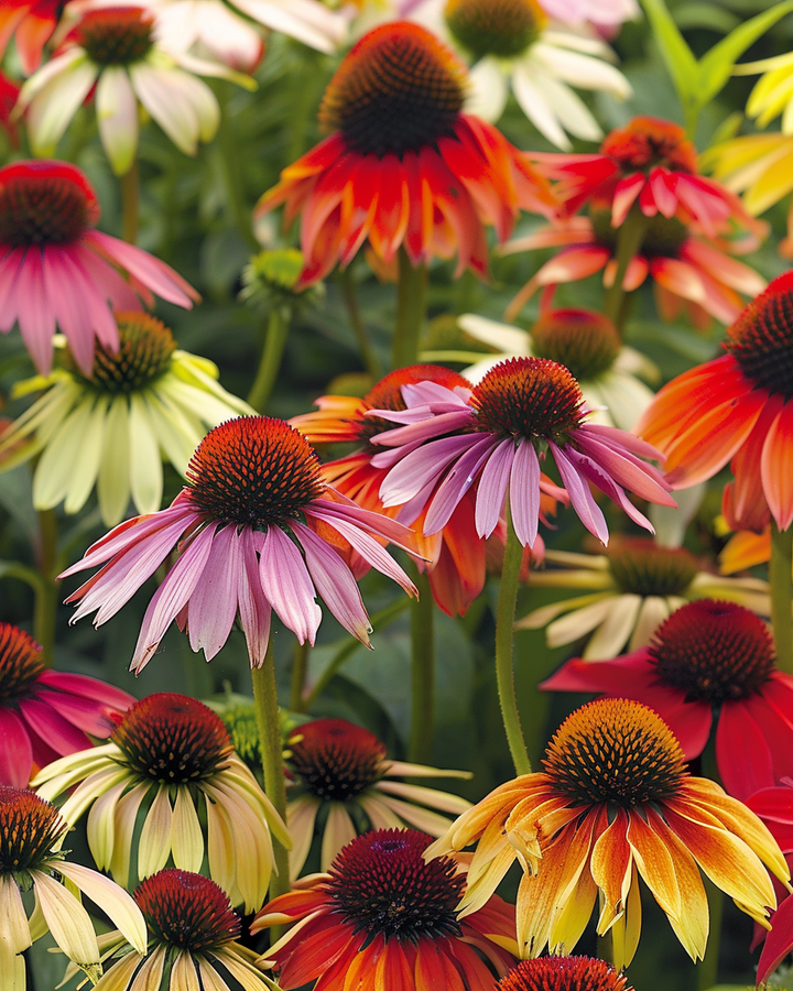 Echinacea Cheyenne Spirit Seeds Echinacea X Hybrida Mix Colorful Blooms