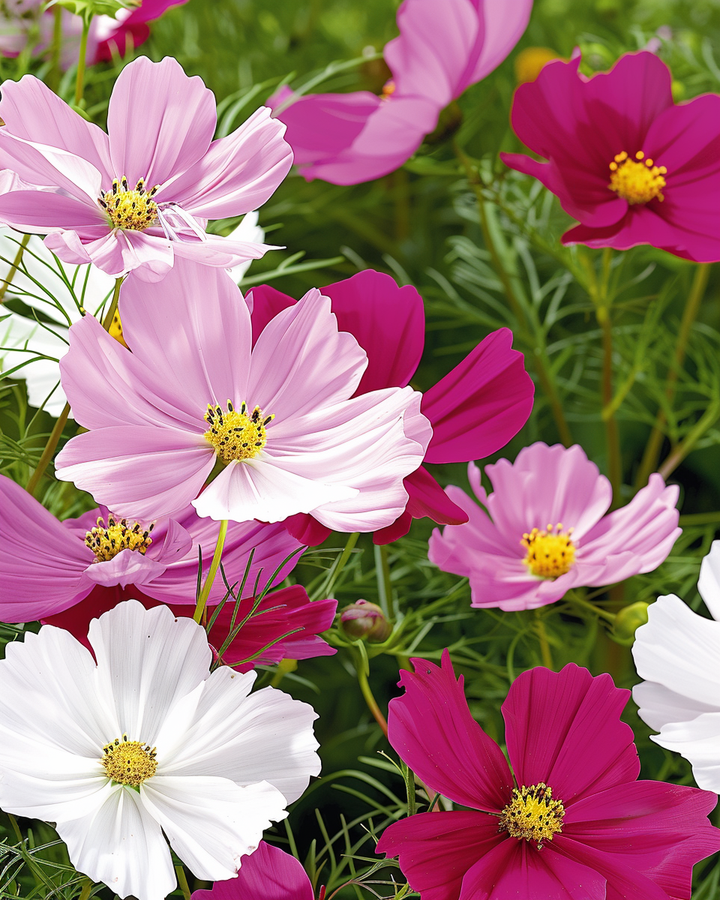 Cosmos Sensation Mixed Seeds Cosmos Bipinnatus Annual Flowers