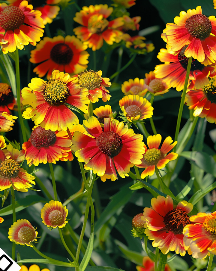 Helenium Rotgold Hybrid Seeds Helenium Autumnale Fiery Autumn Flowers
