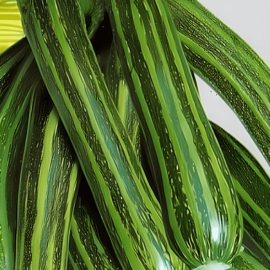 Zucchini Striato D'Italia Seeds Cucurbita Pepo Vegetable Variety