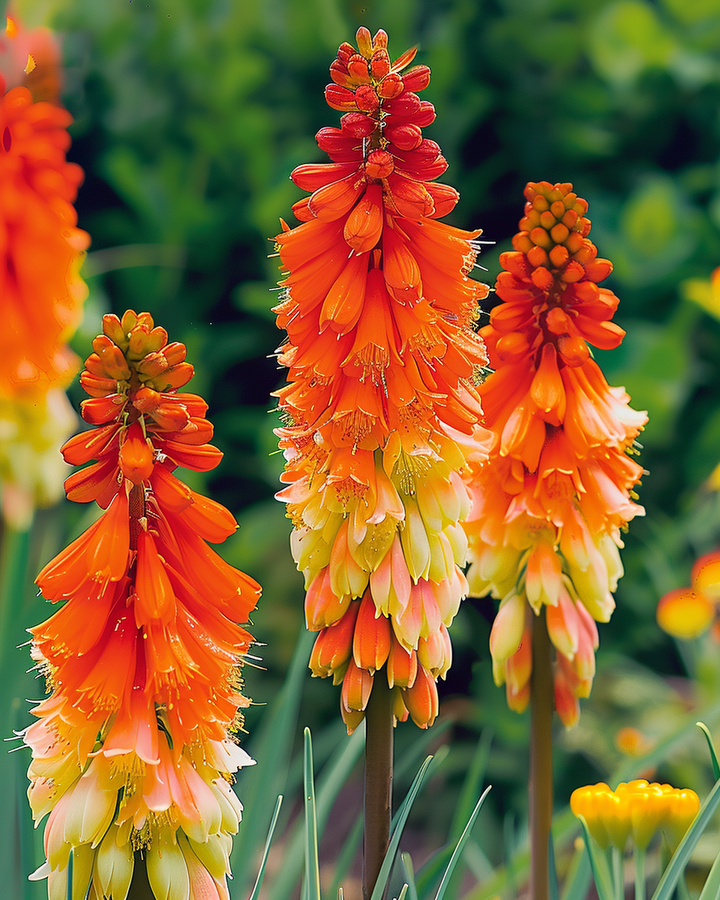 Kniphofia Seeds Royal Castle Hybrids Kniphofia Uvaria Flowers