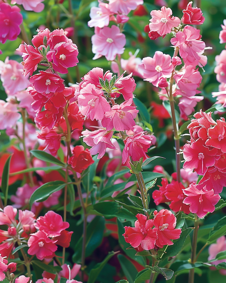 Clarkia Double-flowered Seeds Clarkia Unguiculata Almond Rose Mixed