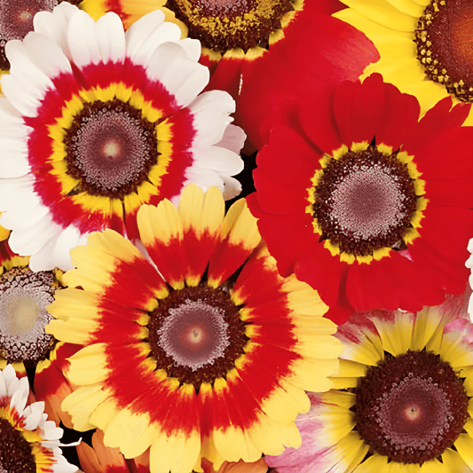 Mixed Marigold Seeds Chrysanthemum Carinatum Annual Flowers