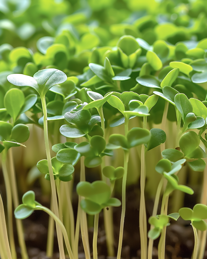 Garden Cress Microgreens Lepidium Sativum Seeds For Indoor Growing