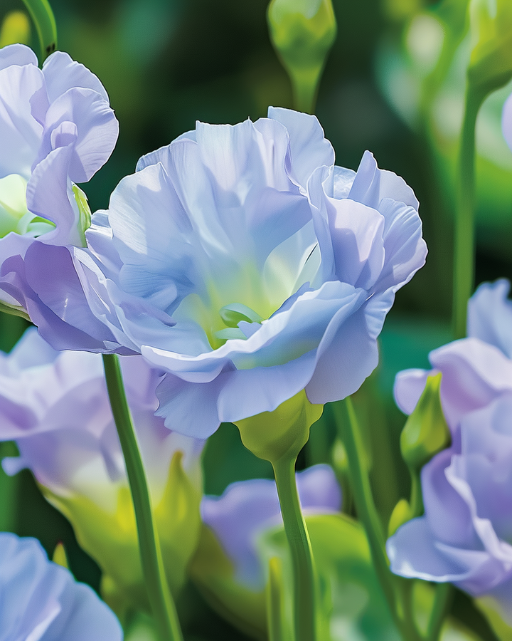 Lisianthus Sky Blue Seeds Eustoma Annual Cut Flower Seeds