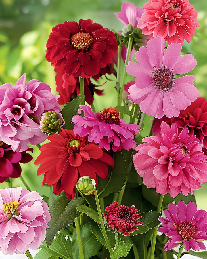 Summer Flower Seeds Summerflowers Mix Pink Red Shades