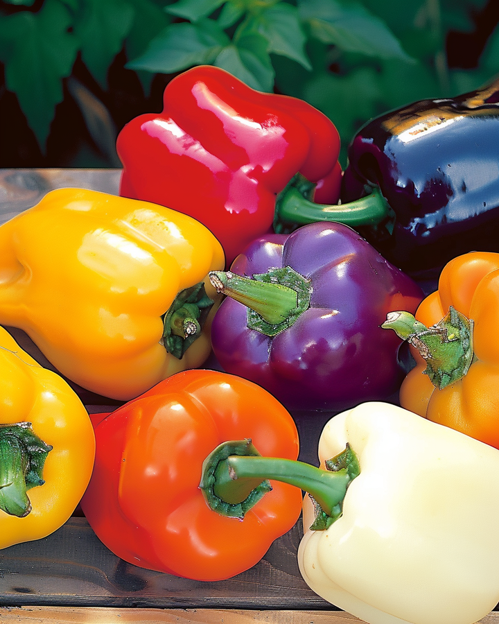 Paprika Seeds Mix 5 Color Variety Crisp Fresh Taste