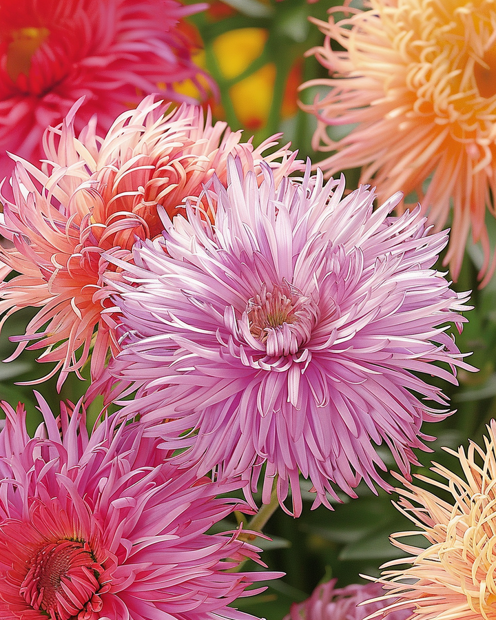 Callistephus Chinensis Unicum Mixed Callistephus Seeds