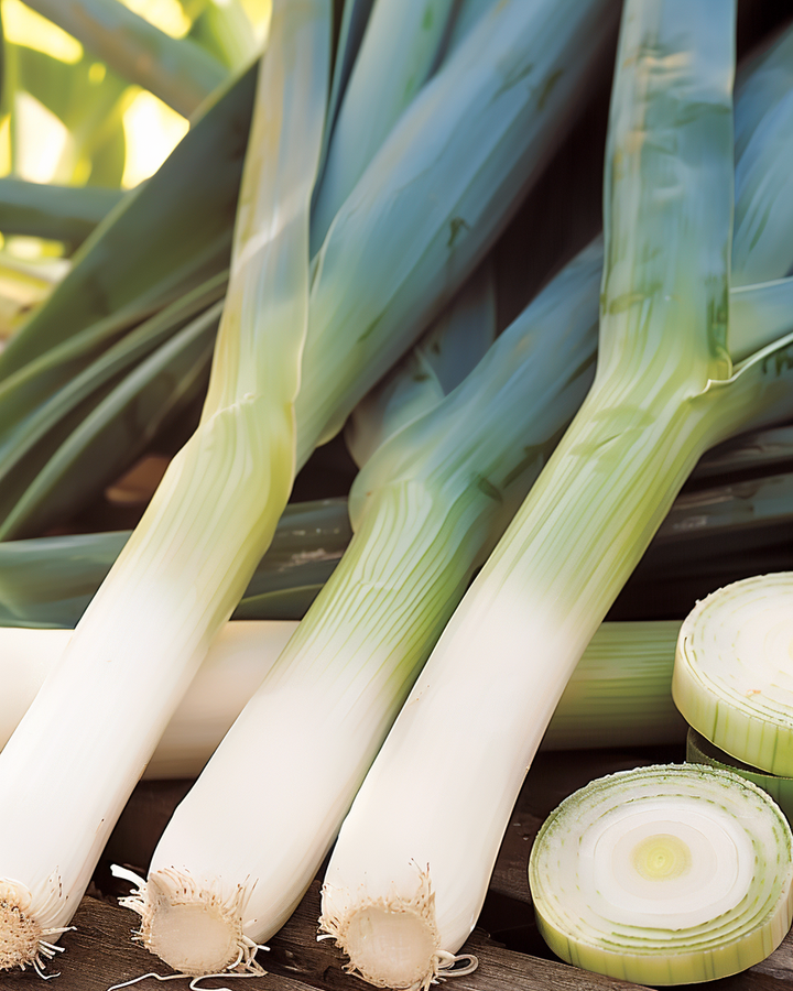 Leek Seeds Allium Porrum Blue Green Winter Farinto Variety