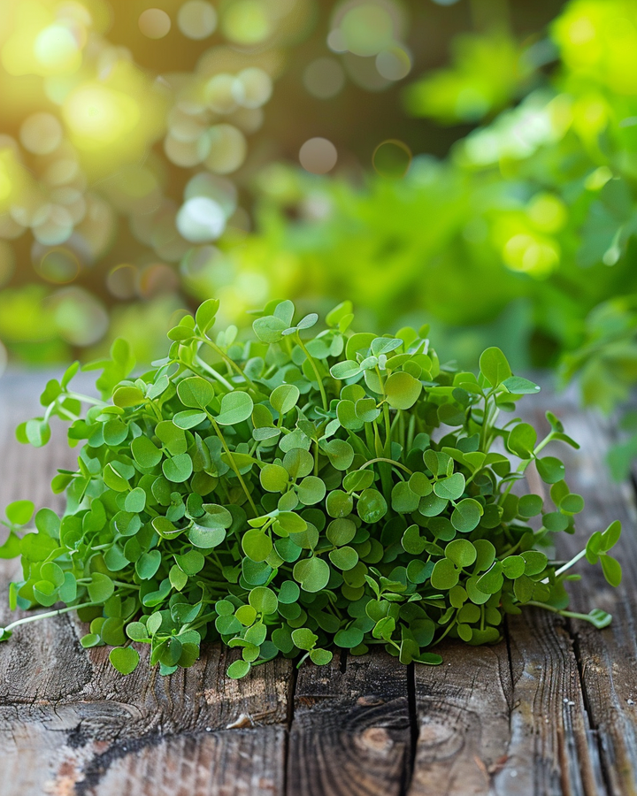 Garden Cress Seeds Lepidium Sativum L. Spicy Aromatic Herb