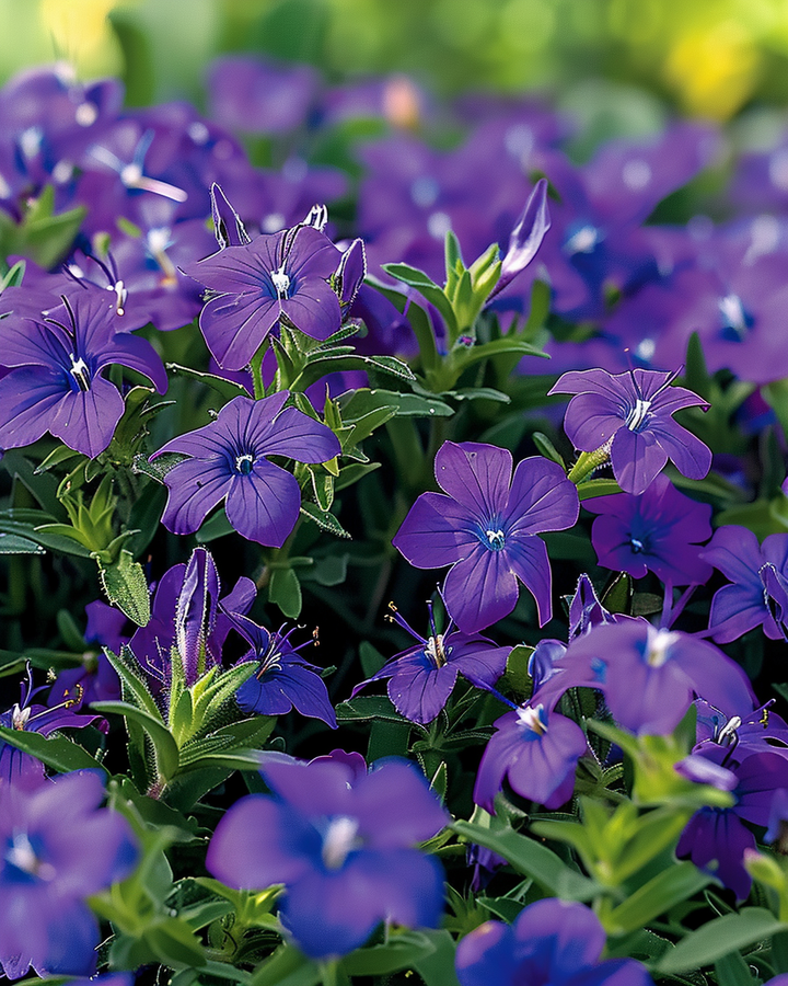 Lobelia Seeds Lobelia Erinus Crystal Palace Blue Flowering Annual