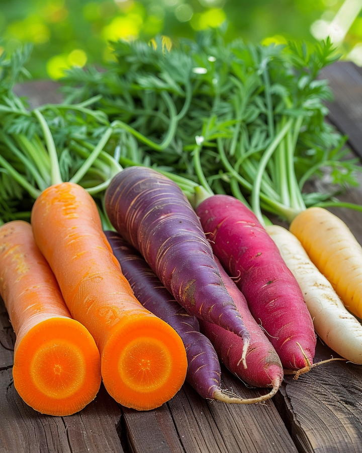 Carrot Seed Tape Rainbow F1 Daucus Carota Vegetable Seeds
