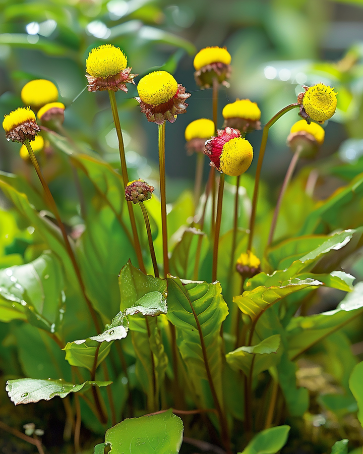 Spilanthes Seeds Spilanthes Oleracea Edible Spicy Flower Seeds