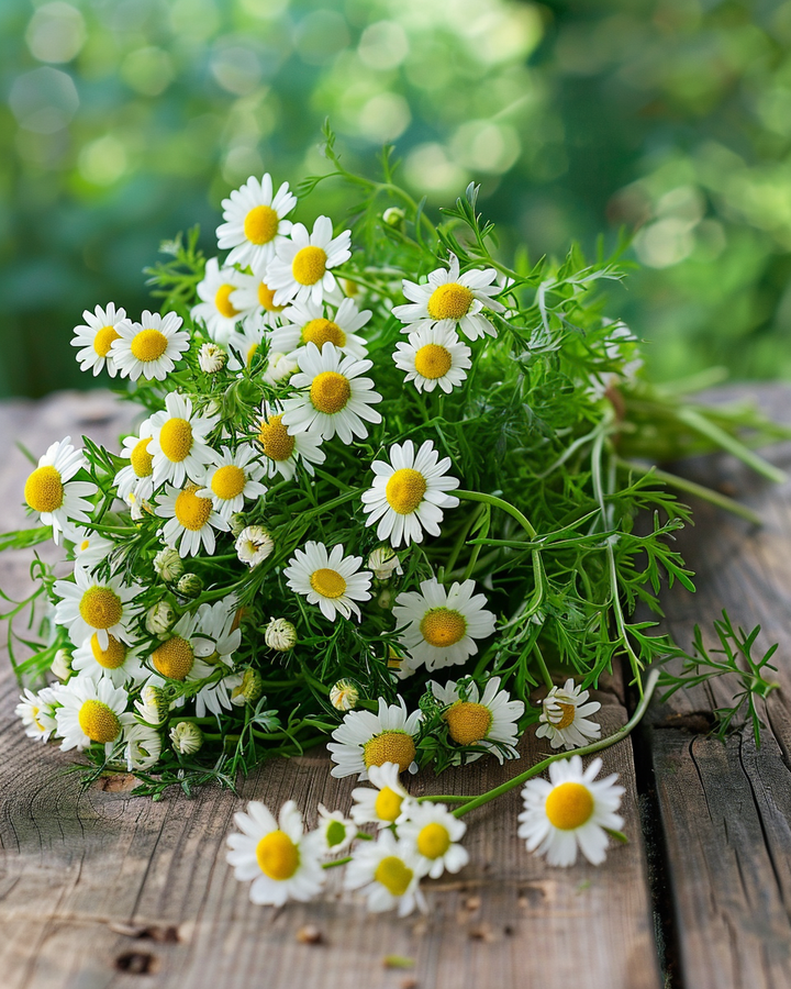 Organic Chamomile Seeds Matricaria Chamomilla Aromatic Herb Variety