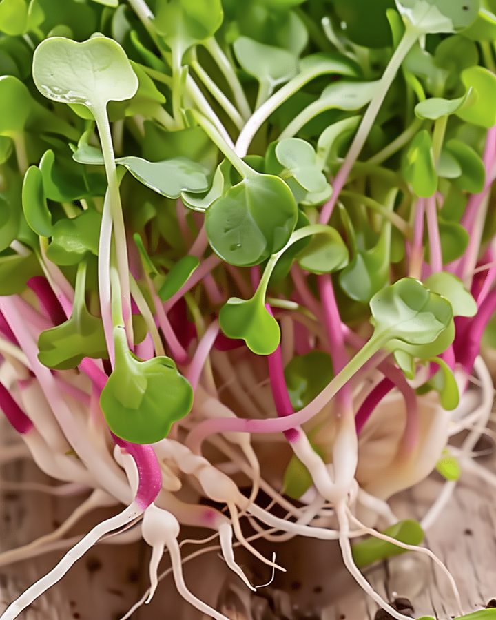 Organic Sprouting Radish China Rose Seeds Raphanus Sativus Sprouts